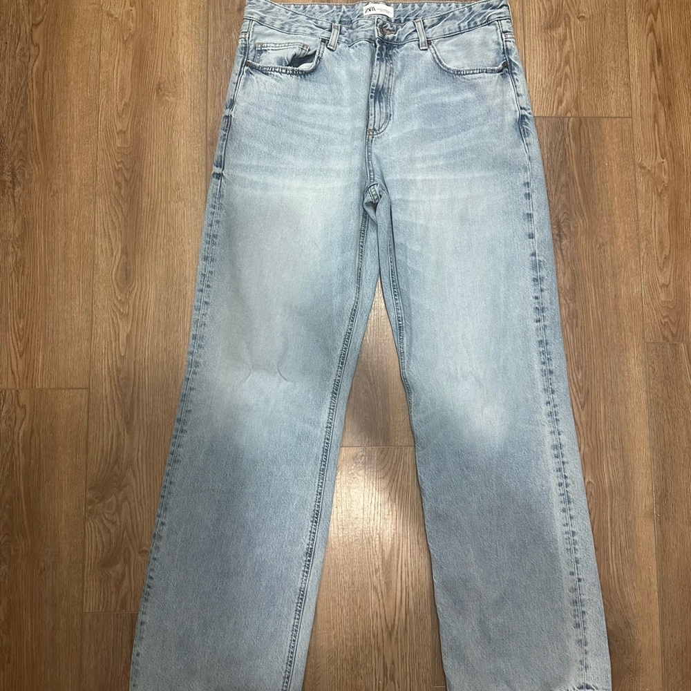 TRF Mid Rise Wide Leg Jean